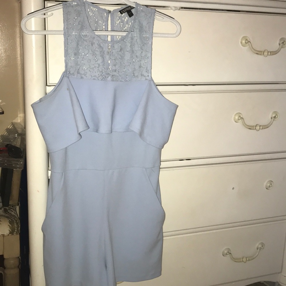 Baby Blue Romper